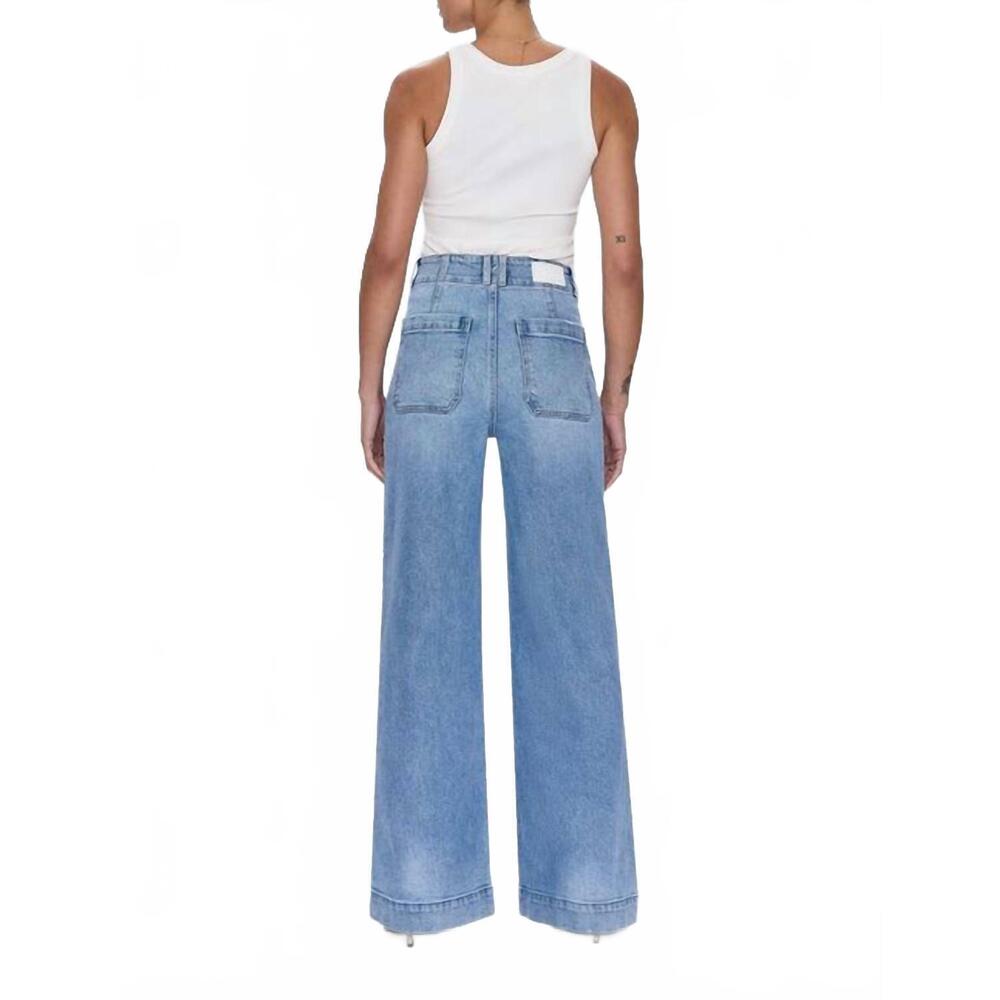 NEW PISTOLA lana high rise ultra wide jeans in terrace - Picture 4 of 5